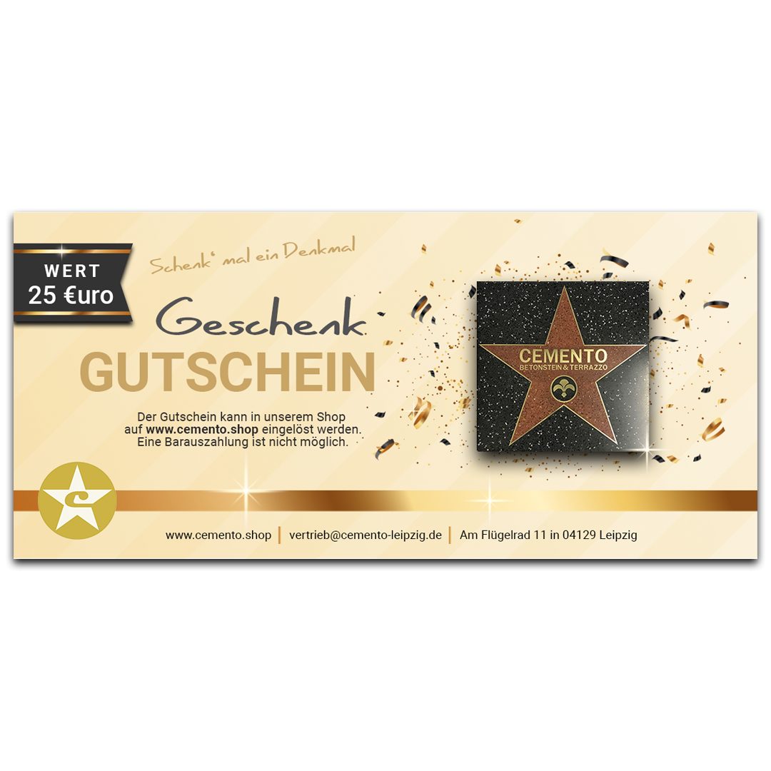 cemento Geschenkgutschein
