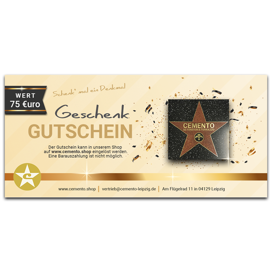 cemento Geschenkgutschein