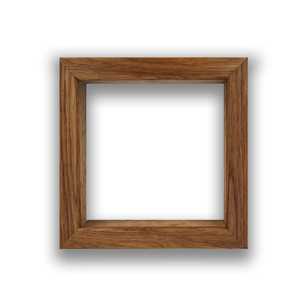 Rahmen aus Eicheholz für 20 x 20 cm Platten