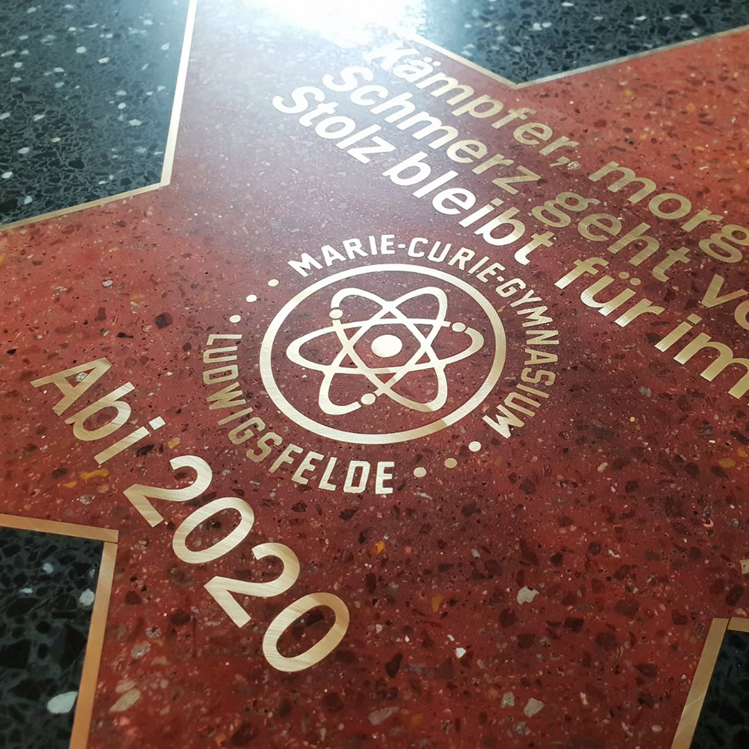 LE Walk of Fame Stern Schulabschluss