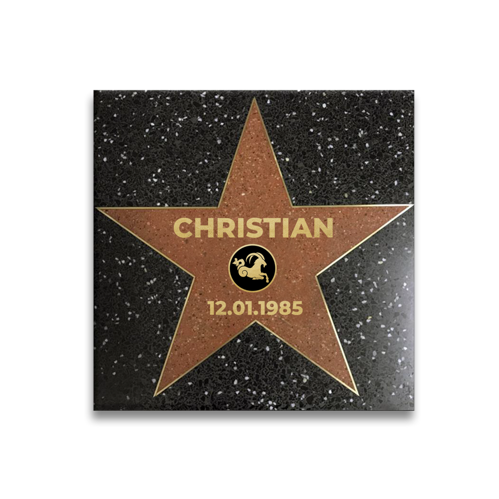 Walk Of Fame Stern Kaufen LE Walk of Fame Stern Sternzeichen